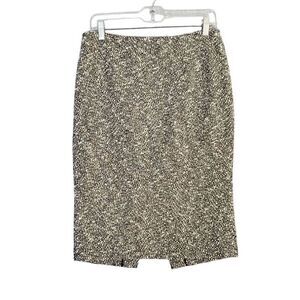 LAFAYETTE 148 New York Women's Tweed Wool Blend Pencil Skirt 6